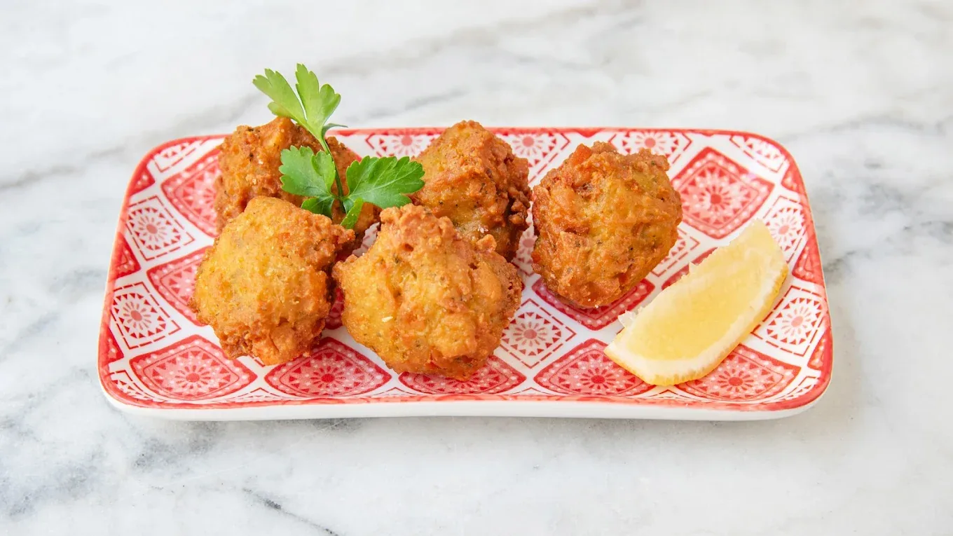 Croquetas maison et citron